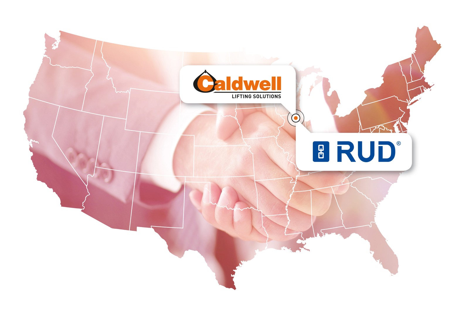 Ein neuer Gigant beim Heben, Antreiben und Fördern von Lasten: Die Rud Group und Caldwell Inc. bündeln ihre Marktmacht.