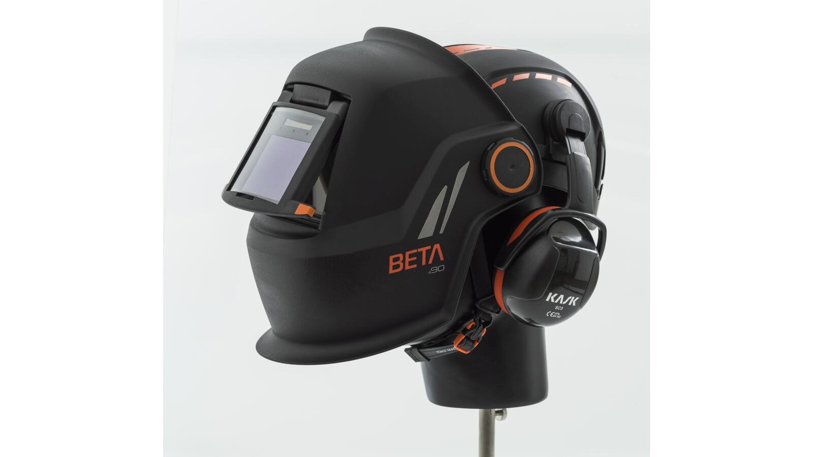 Beta e SH Schweißmasken bieten eine einfache Sicherheitslösung zur Befestigung am Schutzhelm für temporäre Schweißarbeiten.