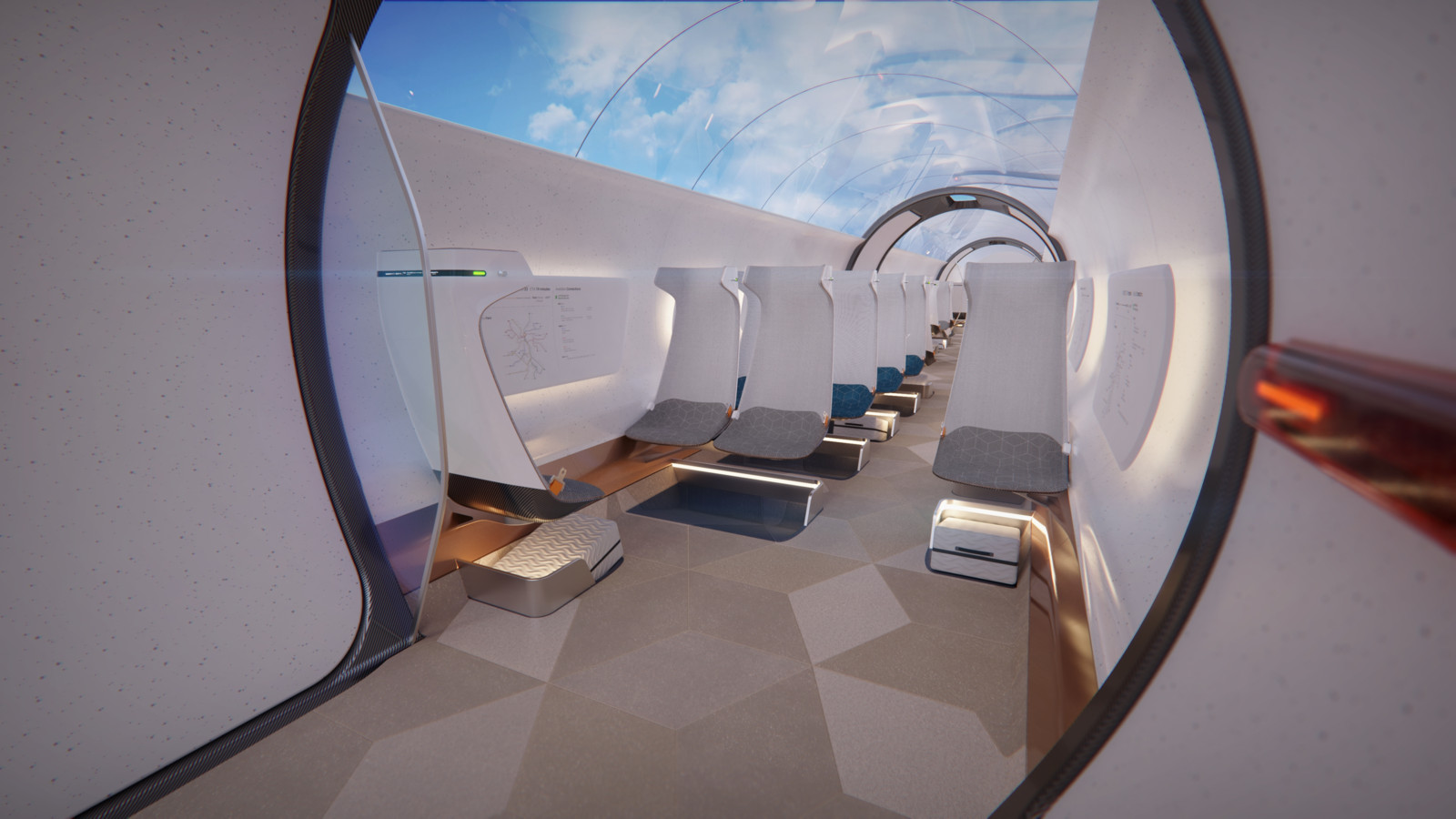 Der Hyperloop ist eine neue Form der Mobilität, die es ermöglicht, Menschen und Fracht in Kapseln schnell und bequem über lange Strecken zu transportieren. 