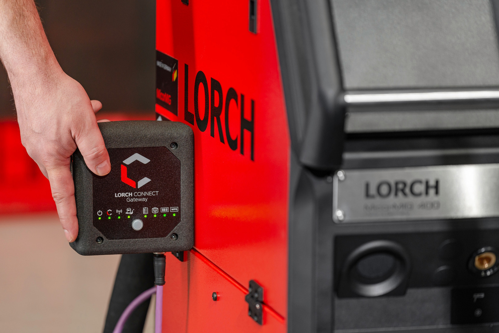 Mithilfe des Lorch Gateway und der Webplattform Lorch Connect ist eine unkomplizierte Erfassung aller wichtigen Schweißdaten möglich.