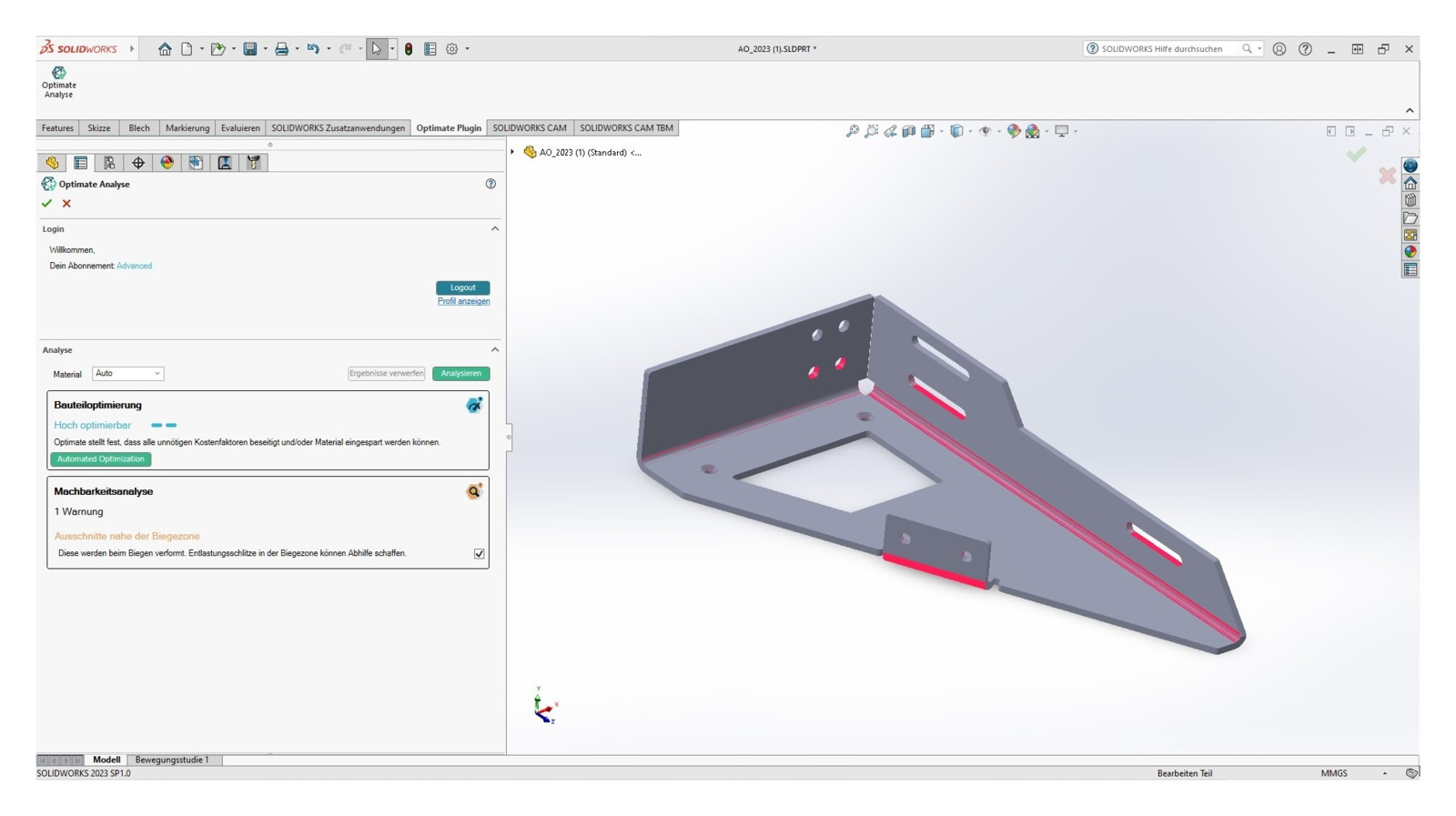 Für sein neues Solidworks CAD-Plugin sucht das Startup noch Testanwender aus der Blechbearbeitung.