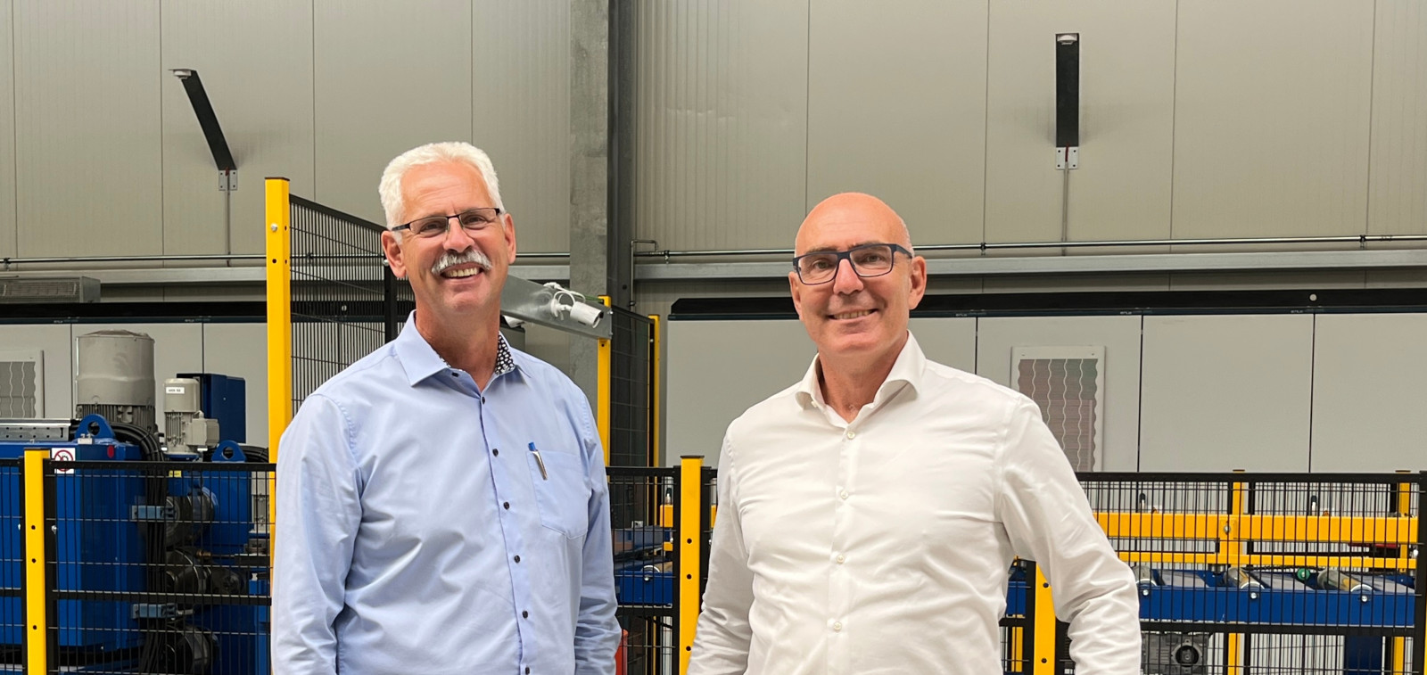 Schrag-Niederlassungsleiter Ingo Kleinau (links) und Stam-Verkaufsleiter Andrea Barazza haben bei der Konzeption der Anlage eng zusammengearbeitet.